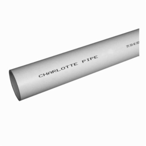 Products Charlotte PVC 04912 0600 Pipe, 12 in, SCH 40/STD, Plain, PVC